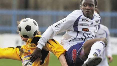 Maikanu Osman gjorde ett av målen när IFK Luleå tog sig vidare i Svenska Cupen.