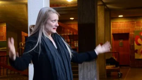Vi har alla en utsatthet och ett stort ansvar för varandra, säger Anna Hesselgren.                 foto: maria unga