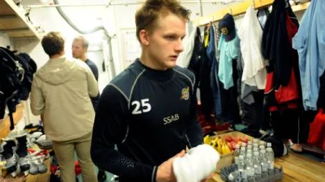 Luleås forward Daniel Mannberg är skadad.