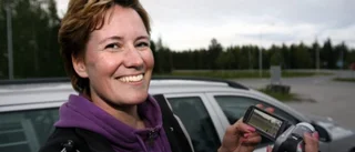 Hon fångade mötet med vargen på film
