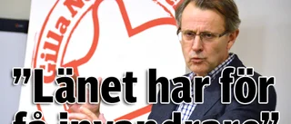Anders Sundström: "Länet har för få invandrare"