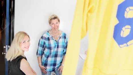 Johanna Markström har jobbat med barnen och Sara Lindfors är projektledare från Sisu idrottsutbildarna.