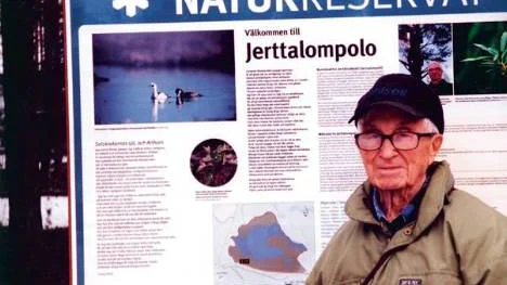 Artur Leidgren i Malmberget fyller 100 år på torsdag. Foto: Privat