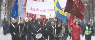 200 gick i Luleås 1 maj-tåg