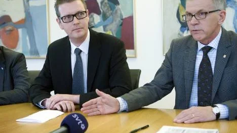 Moderaten Mattias Karlsson skickar en skriftlig protest till statsministern om planer för F21.Foto: Kurt Engström