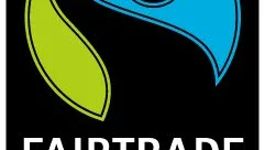 Symbolen för rättvisemärkta varor.