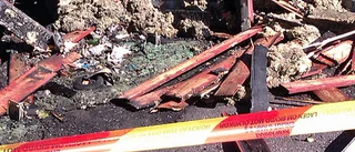 Tre barn anlade brand