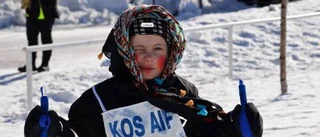 Dagisbarn firade in påsken på skidor