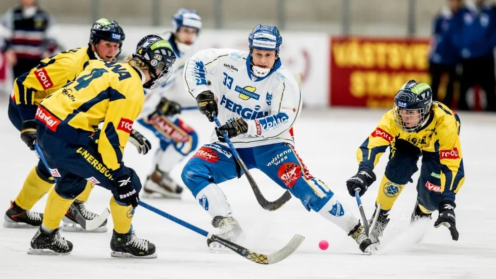 Patrik Spångberg var en stark härförare i IFK Motala när det blev seger med 8-6 borta mot Blåsut.