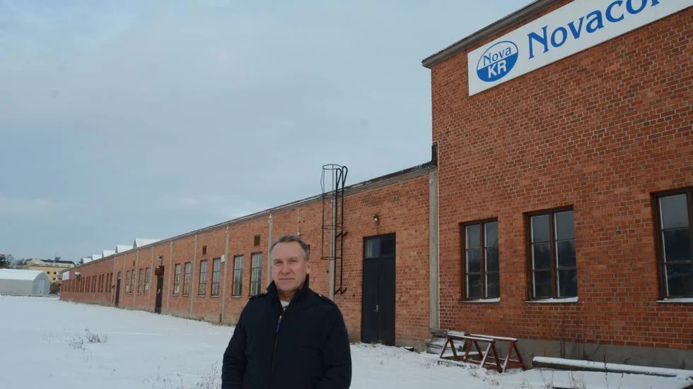 Peter Kägu på Novacore AB i Gamleby ser ljust på framtiden. Bolaget går bra och på sikt kan han behöva nyanställa.