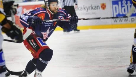 Kristian Westerman bidrog med sina tre mål i allra högsta grad till VIK:s seger mot Halmstad.Arkivfoto: Ellen Nielsen-Kindstrand