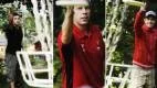 Dennis Vuorisalo,  Anders Svärd och Mattias Nilsson åker till EM i discgolf med hopp om att kunna ta medaljer.Foto: Ellen Nielsen-Kindstrand