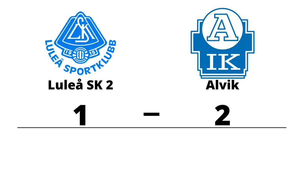 Luleå SK 2 förlorade mot Alviks IK