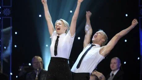 Eventuellt representerar hon Sverige i "Let´s dance"-EM i höst, men det beslutet skjuter hon på framtiden ett litet tag till.Foto: Anders Wiklund/Scanpix
