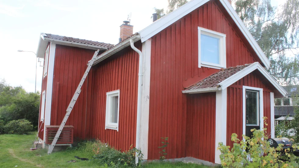 Huset i Torstorp, där Mathilda Hamilton växte upp på 1800-talet. 
