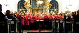 Kör förgyllde kvällen i Hallingebergs kyrka