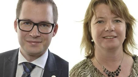 Geografisk tillhörighet. Mattias B Johansson kommer från Kalmar län men representerar Västernorrland. Christina Östberg kommer från södra Norrland men representerar Kalmar län.