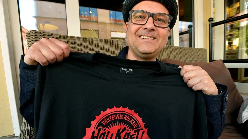 Laddad. Initiativtagaren Niklas Wrångberg är laddad för andra upplagan av rockgalan Håll käft!