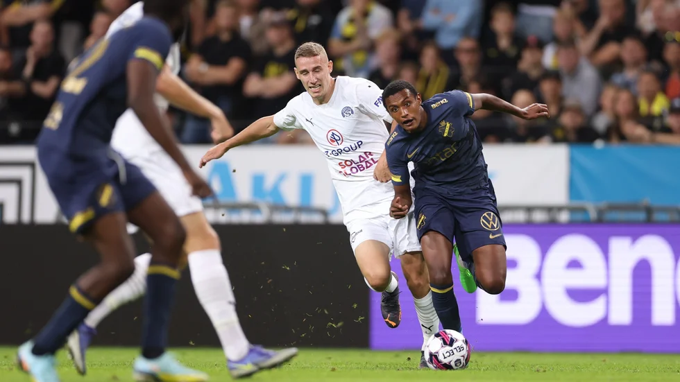 AIK:s Amar Abdirahman Ahmed uppges vara så gott som klar för franska Troyes. Arkivbild.