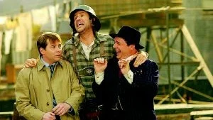 Ojämn. Världens sämsta musikal blir tyvärr inte världens bästa film, även om Matthew Broderick, Will Ferrell och Nathan Lane gör sitt bästa i "The producers".Foto: Sony