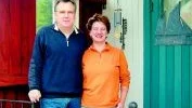Fann sitt drömhus. Att Birgitte Hurst och Detlef Strube trivs alldeles utmärkt i sitt Solhaga går inte att ta miste på.