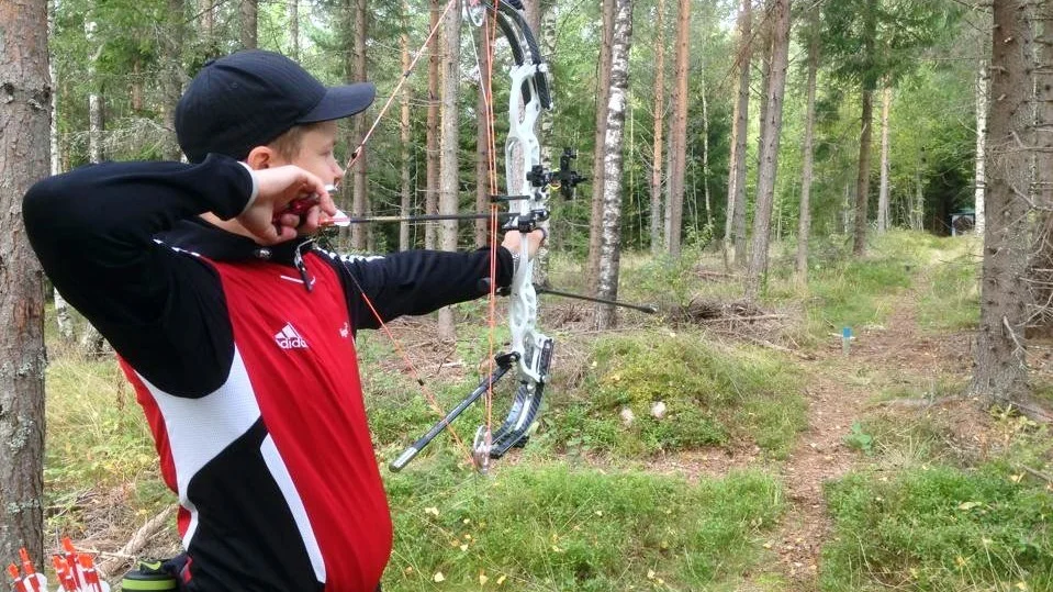 Samuel Morén, Skellefteå, slutade på niondeplats i jakt-SM i Edsbyn. FOTO: PRIVAT