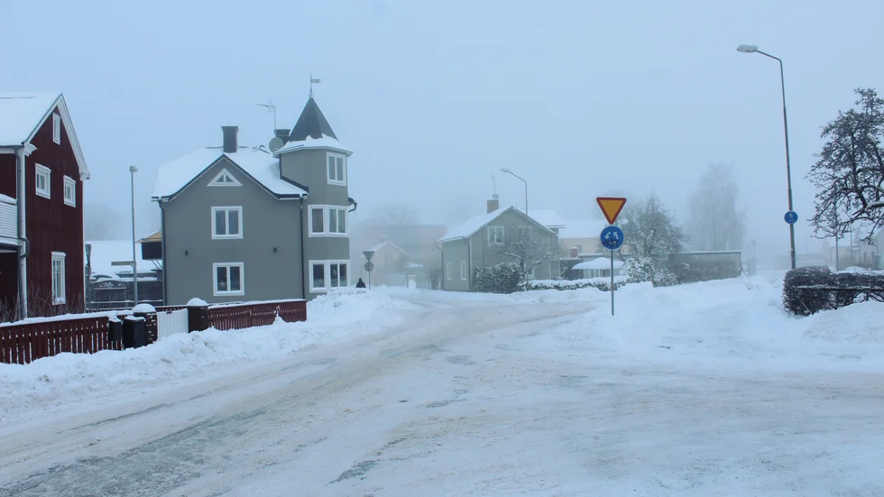 Här kan det blir ett nytt övergångsställe i Västervik.