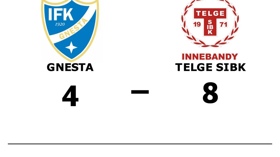 IFK Gnesta förlorade mot Telge SIBK U