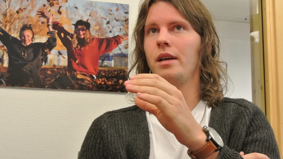 Oskar Burstrand lärde sig mycket under företagsutbytet. Foto: Susanne Lindberg