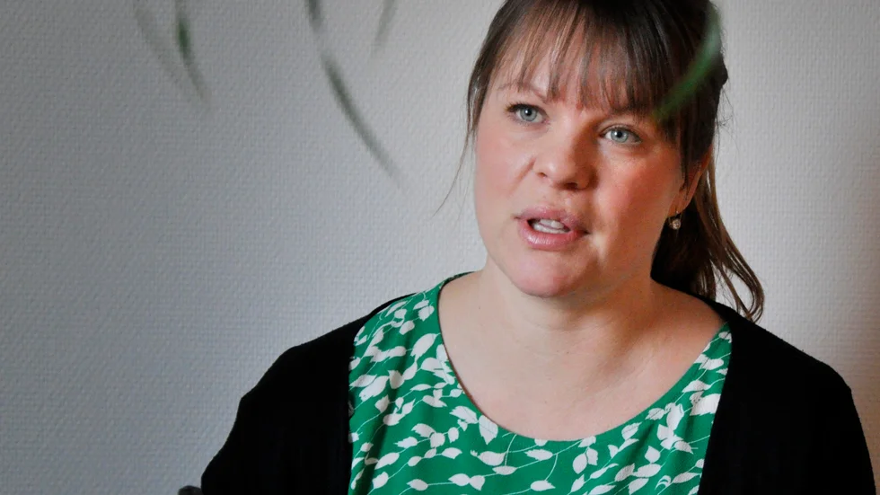 Josefine Nilsson är gruppledare för centerpartiet i Östhammar, som nu vill väcka debatt om sista etappen av väg 288. 