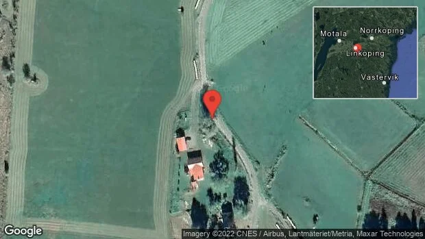 En personbil i trafikolycka