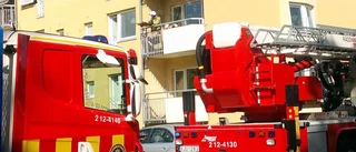 Brand på balkong