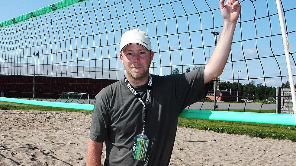 Tomas Bergquist, tränare i Norsjö Volley.