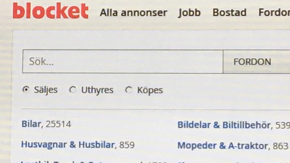 Bilskojare. Se till att du har pengarna på kontot innan du lämnar över det du sålt.
