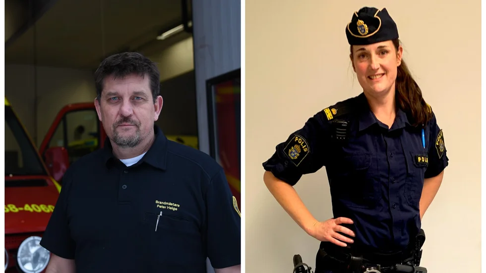Räddningstjänstens Peter Helge och kommunpolisen Ester Lundahl upplever att det olovliga smällandet inför nyårsafton minskat med åren. En trend de hoppas håller i sig även denna vecka.