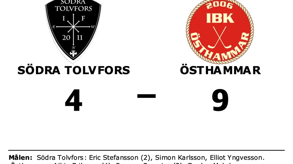 Södra Tolvfors IF förlorade mot IBK Östhammar