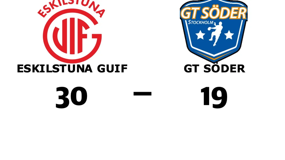 Eskilstuna Guif vann mot GT Söder