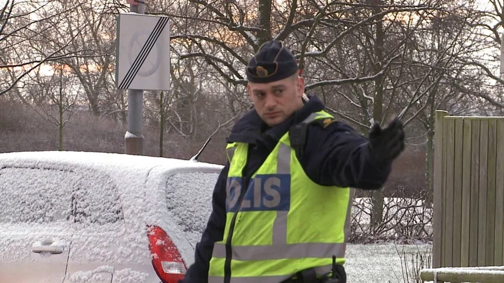 Föraren som kontrollerades var påverkad av narkotika.