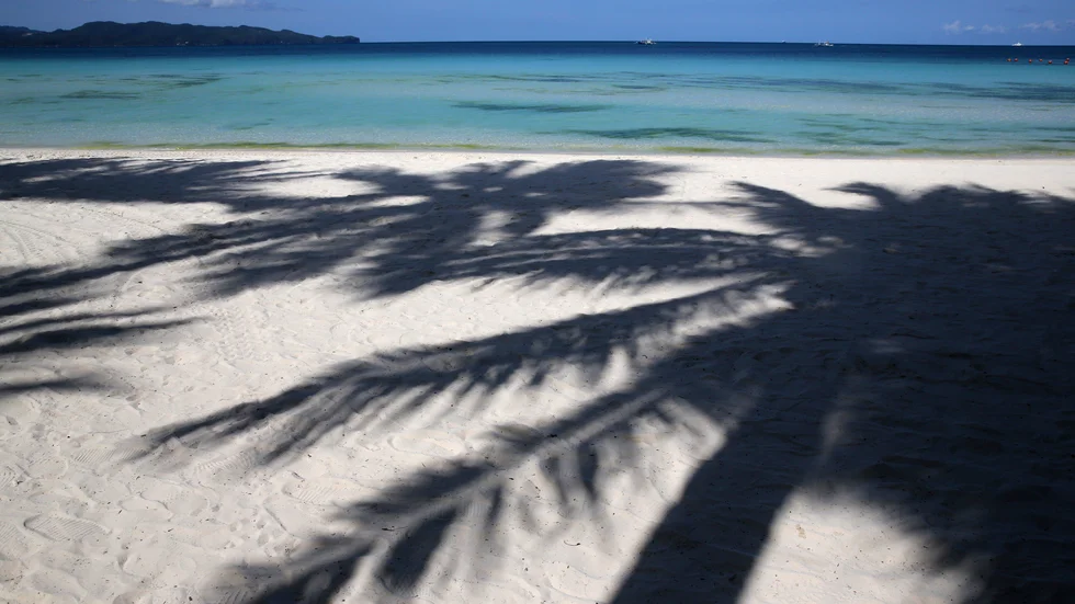 Flora och fauna njuter när Boracay är tomt på turister. Arkivbild.