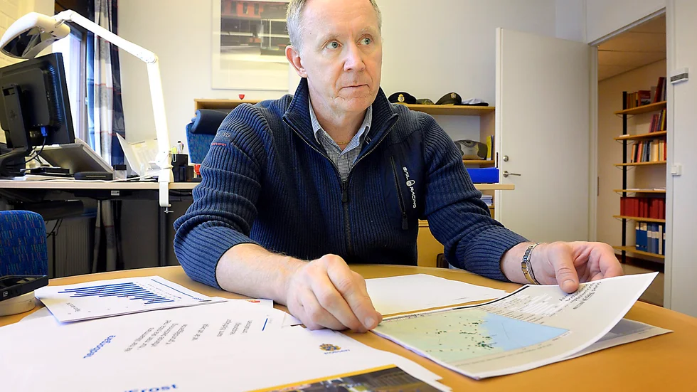 Snabbhet och samordning. Det är ledord när polisen Ola Strömberg och hans kollegor nu inleder arbetet med att försöka stoppa villainbrotten. Foto: Ulf Johansson.