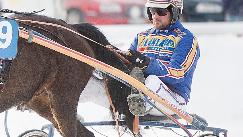 Christian Månsson tog en dubbel på Bodentravet ikväll. Arkivbild: Lars Eriksson