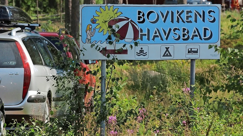 Bovikens havsbad är en av badplatserna där rökförbud kommer att införas. 