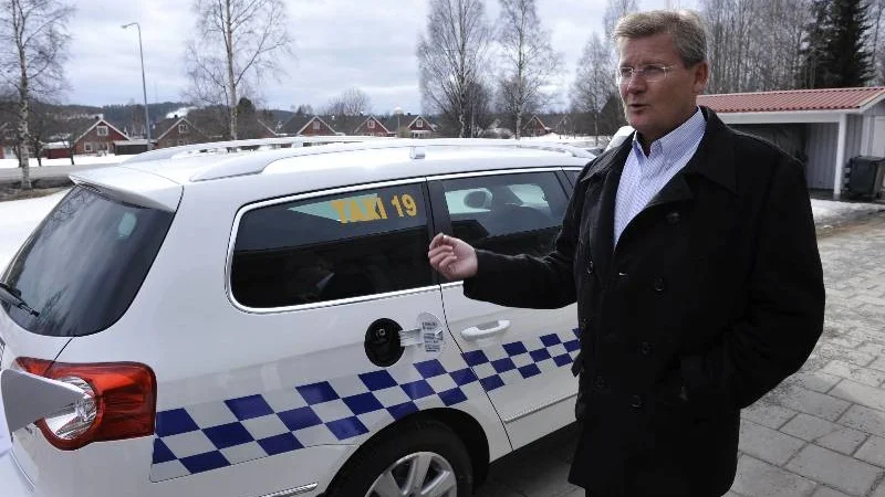 Lars Åberg, vd Skellefteå taxi.