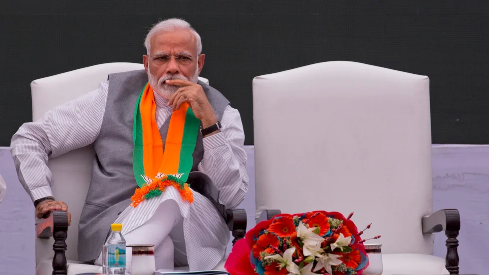 Indiens nuvarande premiärminister Narendra Modi har haft makten sedan 2014.