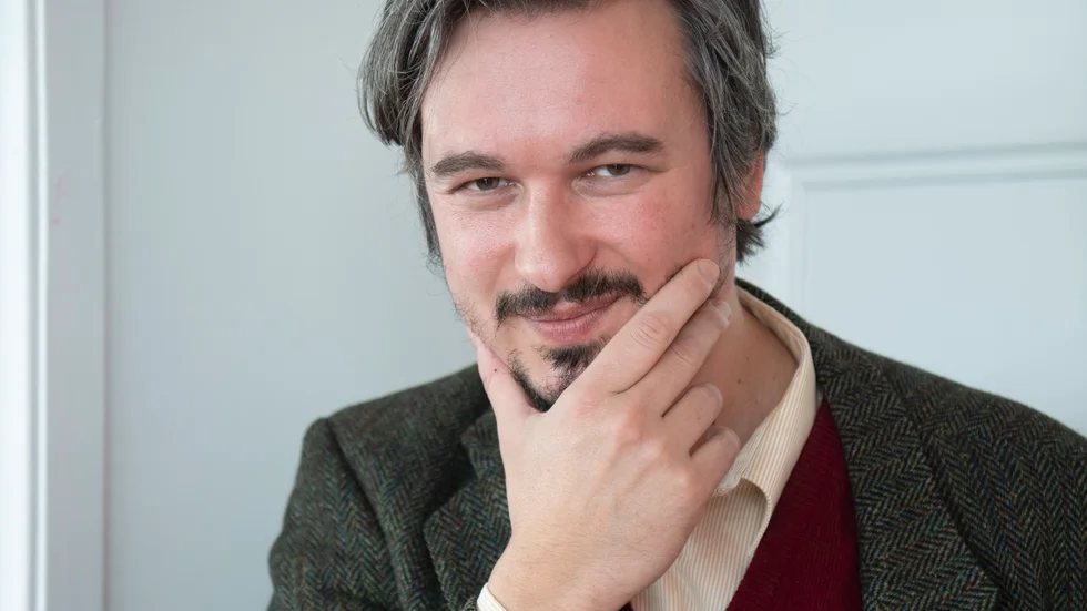 Författaren Maxim Grigoriev får Eyvind Johnsonpriset. Arkivbild.
