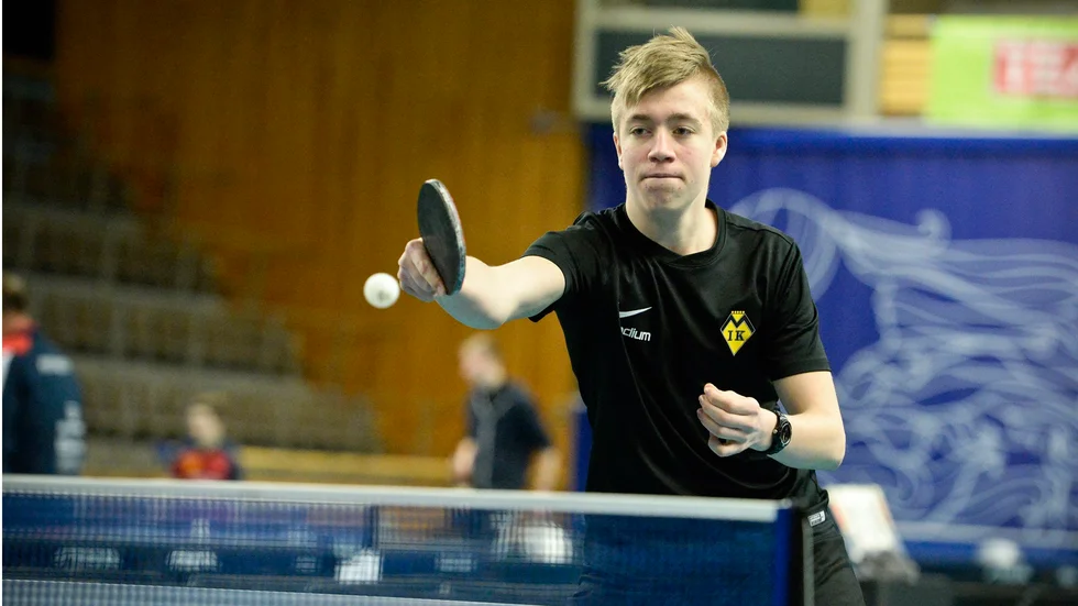 Hemmaspelaren Edvin Persson stred tappert i Skellefteloopen. Foto: Carina Kvist