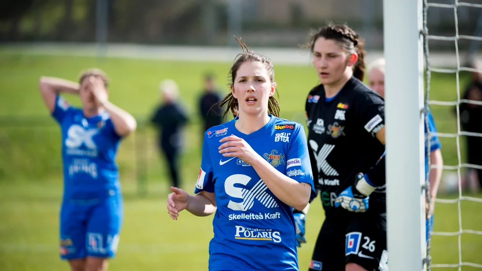 Laddad. Stina Hedlund ser fram emot nya bortapoäng. Foto: NICKLAS ELMRIN.