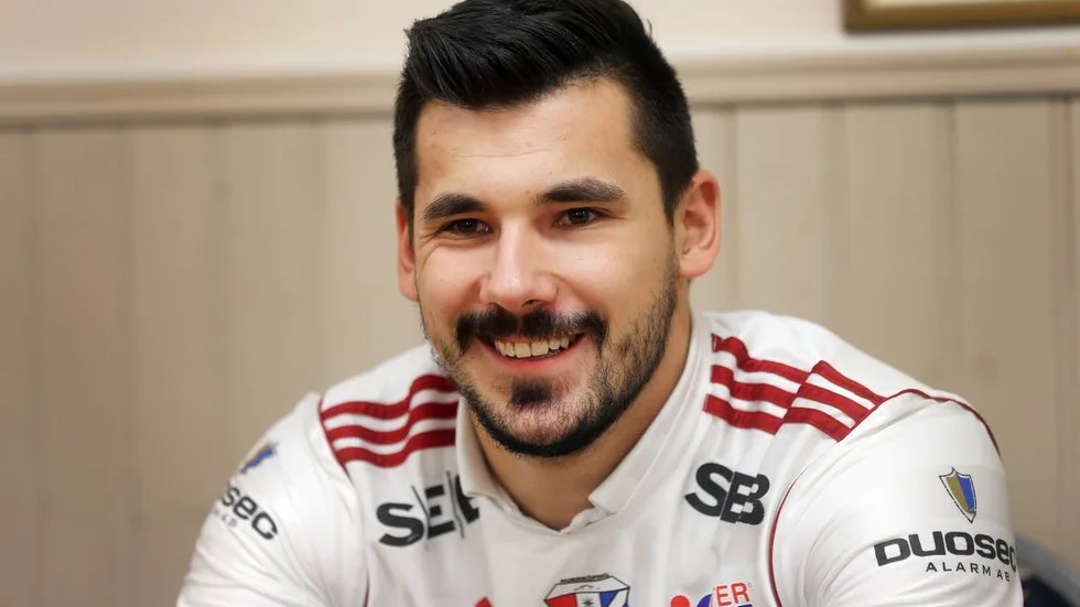 GLAD. Vedran Benca var tillbaka med gott självförtoende.
