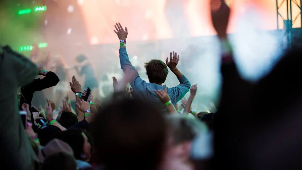 Publik. Under Bråvallafestivalen som började under onsdagen. De ingår i Livemusik Sverige som nu ska kartlägga festivalbesökarnas upplevelse.
Foto: Izabelle Nordfjell/TT