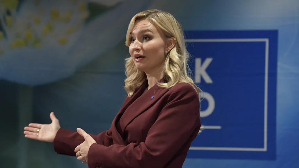 Kristdemokraternas partiledare Ebba Busch. Arkivbild.